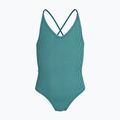 Children's one-piece swimsuit Nike Ocean Bound Ripple Texture Lace Up blached turquoise