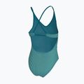 Children's one-piece swimsuit Nike Ocean Bound Ripple Texture Lace Up blached turquoise 3