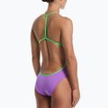 Women's one-piece swimsuit Nike Hydrastrong Logo Graphic T-Back bright violet 3