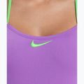 Women's one-piece swimsuit Nike Hydrastrong Logo Graphic T-Back bright violet 4