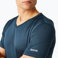 Men's trekking T-shirt REGATTA Fingal V-Neck moonlight denim 4