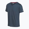 Men's trekking T-shirt REGATTA Fingal V-Neck moonlight denim 7