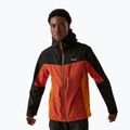 Men's REGATTA Birchdale red ochre/black rain jacket