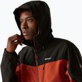 Men's REGATTA Birchdale red ochre/black rain jacket 4