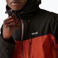 Men's REGATTA Birchdale red ochre/black rain jacket 5