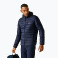 Men's jacket REGATTA Hooded Marizion black navy/olympian blue