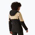 Women's rain jacket REGATTA Kelora black/warm taupe 3