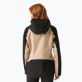 Women's REGATTA Birchdale warm taupe/black rain jacket 3