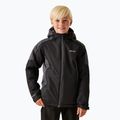 Children's rain jacket REGATTA Hurdle V black/sealgr