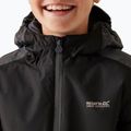 Children's rain jacket REGATTA Hurdle V black/sealgr 5