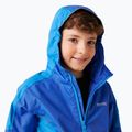 Children's REGATTA Hurdle V olympian blue/hydro blue rain jacket 4