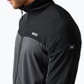 Men's sweatshirt REGATT Highton Full Zip Midlayer ash/black 4