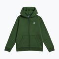 Children's sweatshirt New Balance Brush Back Small Logo Full Zip Hoodie dark alpine green