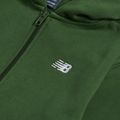 Children's sweatshirt New Balance Brush Back Small Logo Full Zip Hoodie dark alpine green 3