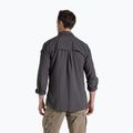 Men's shirt Craghoppers NosiLife Adventure Long Sleeved Shirt III black pepper 3