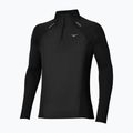 Men's running longsleeve Mizuno Active Dryaeroflow Hybrid Long Sleeve Top Black