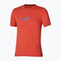 Men's running shirt Mizuno Core Runbird Short Sleeve Tee orange