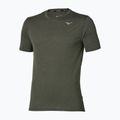 Men's running shirt Mizuno Core Run Short Sleeve Tee forest night