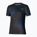 Men's running shirt Mizuno Core Graphic Short Sleeve black/blue