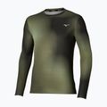 Men's running longsleeve Mizuno Core Graphic Long Sleeve Tee Forest Night