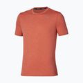 Men's running shirt Mizuno Core Impulse Short Sleeve Tee ginger