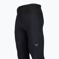 Men's running leggings Mizuno multi pocket long tight Black 3