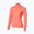 Women's running sweatshirt Mizuno Core Impulse Half Zip Long Sleeve Tee desert flower