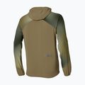 Men's running jacket Mizuno Active Alpha Hooded Jacket martini olive 2