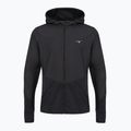 Men's running jacket Mizuno Active Warmalite Hybrid Full Zip Hooded Long Sleeve Top black