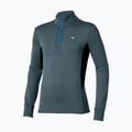 Men's running sweatshirt Mizuno Active Warmalite Half Zip Long Sleeve Top dark slate