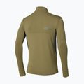 Men's running sweatshirt Mizuno Active Warmalite Half Zip Long Sleeve Top martini olive 2