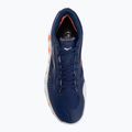 Men's tennis shoes Mizuno Wave Enforce Tour 2 CC beacon blue/white/lava orange 5
