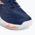 Men's tennis shoes Mizuno Wave Enforce Tour 2 CC beacon blue/white/lava orange 7