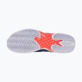 Men's tennis shoes Mizuno Wave Exceed Tour 7 CC beacon blue/white/lava orange 11