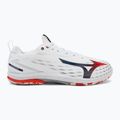 Men's tennis shoes Mizuno Wave Drive Neo 4 white/insignia blue/orange 2