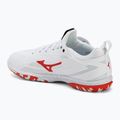 Men's tennis shoes Mizuno Wave Drive Neo 4 white/insignia blue/orange 3