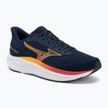 Men's running shoes Mizuno Fortrush dress blues/Artisan's gold/tomato puree