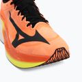 Running shoes Mizuno Hyperwarp Elite lava orange/black/lightning yellow 7