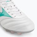 Football boots Mizuno Morelia II Elite FG white/arcadia/lava orange 7
