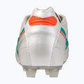 Football boots Mizuno Morelia II Elite FG white/arcadia/lava orange 3