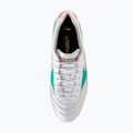 Football boots Mizuno Morelia II Elite FG white/arcadia/lava orange 5