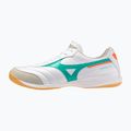 Football boots Mizuno Morelia Sala Elite IN white/arcadia/lava orange