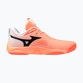 Volleyball shoes Mizuno Wave Momentum Elite flamingo coral/lava orange/white 2