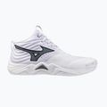 Volleyball shoes Mizuno Wave Momentum Elite Mid white/metallic gray/black