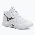 Volleyball shoes Mizuno Wave Momentum Pro Mid white/metallic gray/black