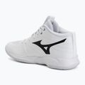 Volleyball shoes Mizuno Wave Momentum Pro Mid white/metallic gray/black 3