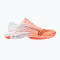 Volleyball shoes Mizuno Wave Lightning Elite flamingo coral/lava orange/white