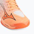 Volleyball shoes Mizuno Wave Lightning Elite Mid Flamingo Coral/Lava Orange/White 7