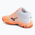 Volleyball shoes Mizuno Wave Lightning Pro Mid flamingo coral/carbon/white 3