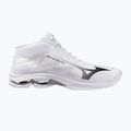 Volleyball shoes Mizuno Wave Lightning Pro Mid white/black/ultimate gray 2